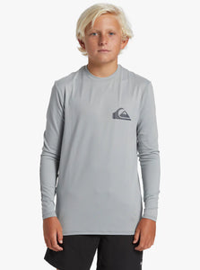 Quiksilver Youth Boys Everyday Long Sleeve Surf Tee - Quarry