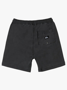 Quiksilver Boys 2-7 Taxer Elastic Waist Shorts - Black