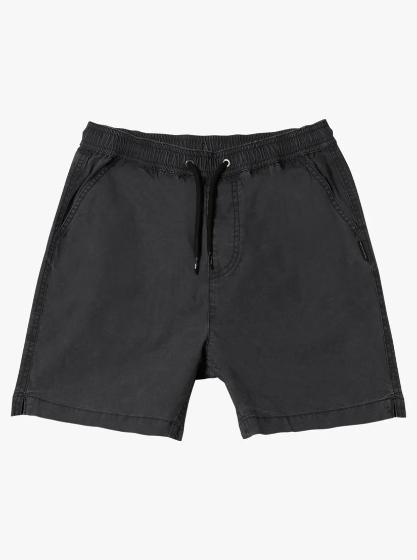 Quiksilver Boys 2-7 Taxer Elastic Waist Shorts - Black