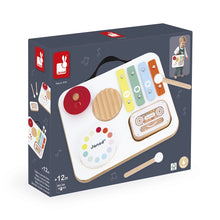 Load image into Gallery viewer, Janod Wooden Baby Confetti Musical Table
