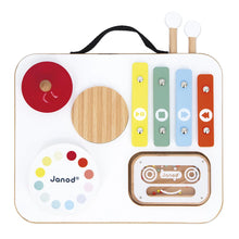 Load image into Gallery viewer, Janod Wooden Baby Confetti Musical Table
