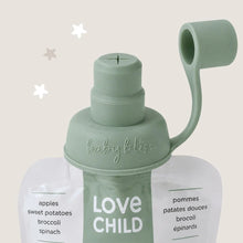 Load image into Gallery viewer, Baby Bliss Food Pouch No Spill Tops
