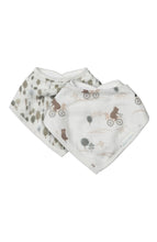 Load image into Gallery viewer, Loulou Lollipop Muslin Bandana Bib Set
