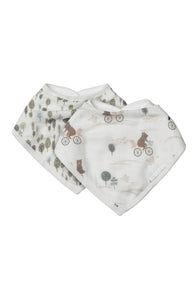 Loulou Lollipop Muslin Bandana Bib Set