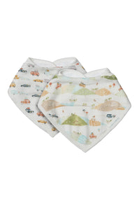 Loulou Lollipop Muslin Bandana Bib Set