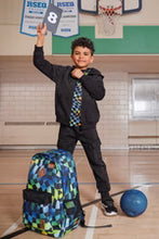 Load image into Gallery viewer, deux par deux Kids Backpack Printed Multicolour Checker
