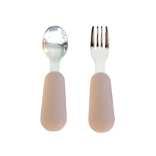 Load image into Gallery viewer, Baby Bliss Toddler Fork &amp; Spoon Set
