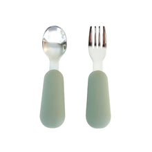 Load image into Gallery viewer, Baby Bliss Toddler Fork &amp; Spoon Set
