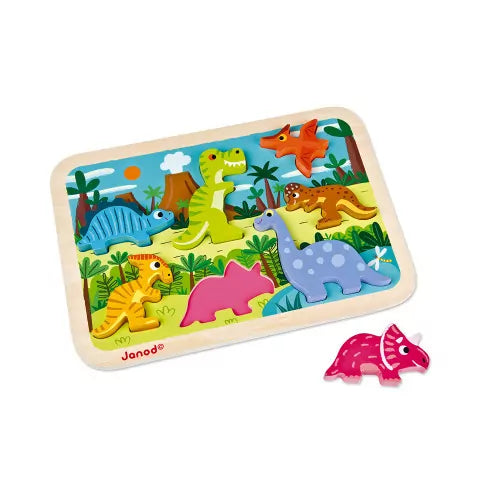 Janod Chunky Dinosaurs Puzzle