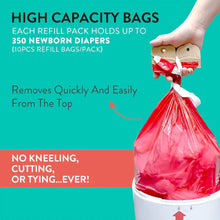 Load image into Gallery viewer, Prince Lionheart Diaper Twist&#39;r Refill Bags - 10PK
