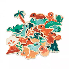 Load image into Gallery viewer, Janod Dino Magnets 24 Pieces
