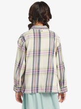Load image into Gallery viewer, Roxy Girls Something Beautiful Paid - Tapioca Right Plaid
