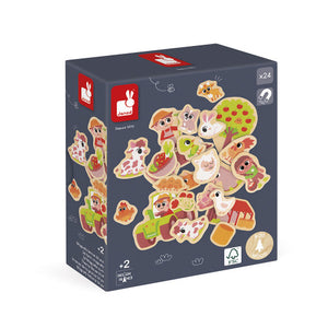 Janod Farm Magnets 24 Pieces