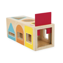 Load image into Gallery viewer, Janod Wooden Geometric Shapes Box
