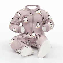 Load image into Gallery viewer, ZippyJamz Huddle &amp; Chill Footed Sleeper - Purple
