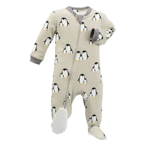 ZippyJamz Huddle & Chill Footed Sleeper - Grey