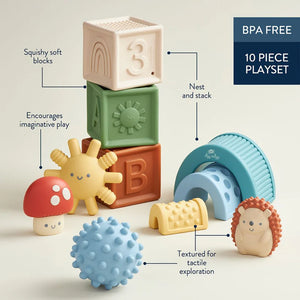 Itzy Ritzy Itzy Blocks Sensory Blocks Set