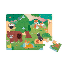 Load image into Gallery viewer, Janod Tactile Puzzle - Forest
