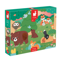 Load image into Gallery viewer, Janod Tactile Puzzle - Forest
