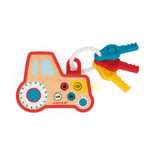 Load image into Gallery viewer, Janod Tractor Key Ring-The Farm

