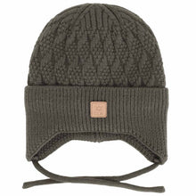 Load image into Gallery viewer, Calikids Knit Soft Touch Hat With Cords
