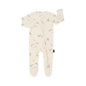 Belan.J Baby Footed Zipper Sleeper - Little Lambs