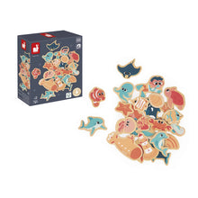 Load image into Gallery viewer, Janod Sea Life Magnets 24 Pieces

