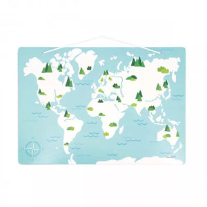 Janod My Minikids Magnetic Puzzle - World Map