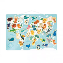 Load image into Gallery viewer, Janod My Minikids Magnetic Puzzle - World Map
