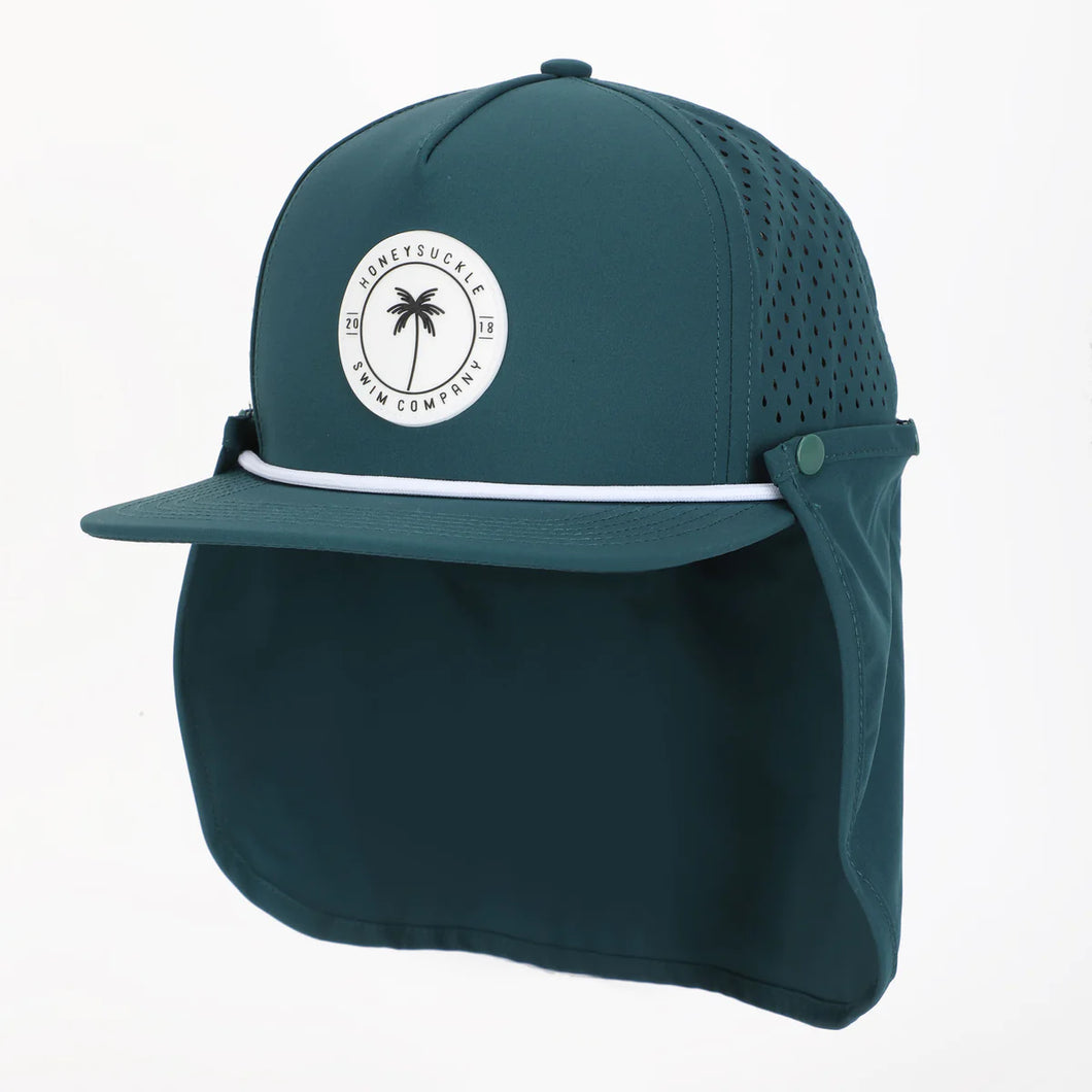 Honeysuckle Swim Company Snapback Sunhat - Ocean