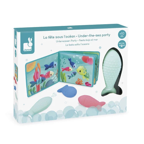 Janod Party Under the Sea Bath Book