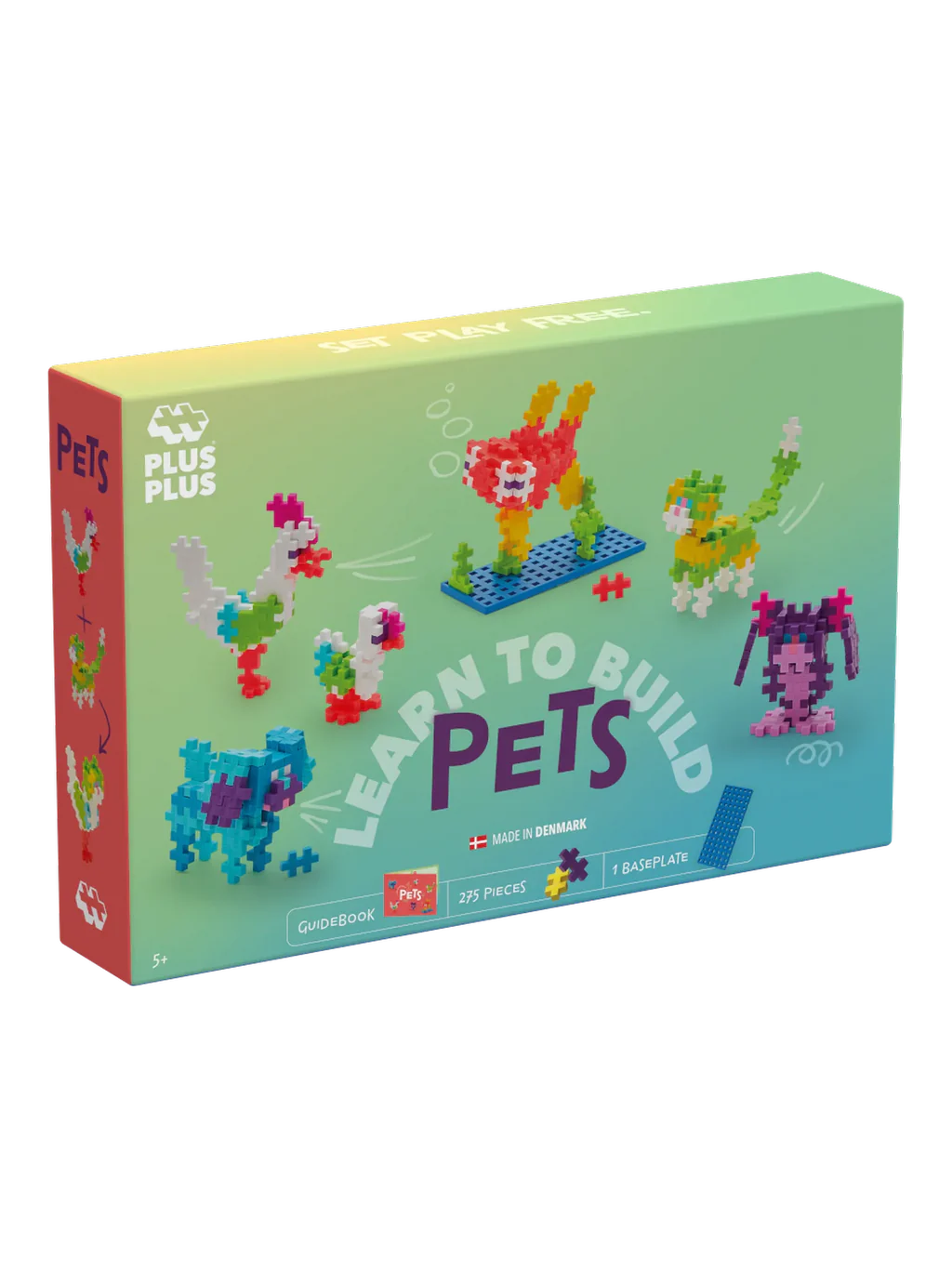 Plus Plus Learn to Build Pets - 275pcs