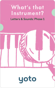 Yoto Player Card - Phonics: Letters & Sounds: Phase 1