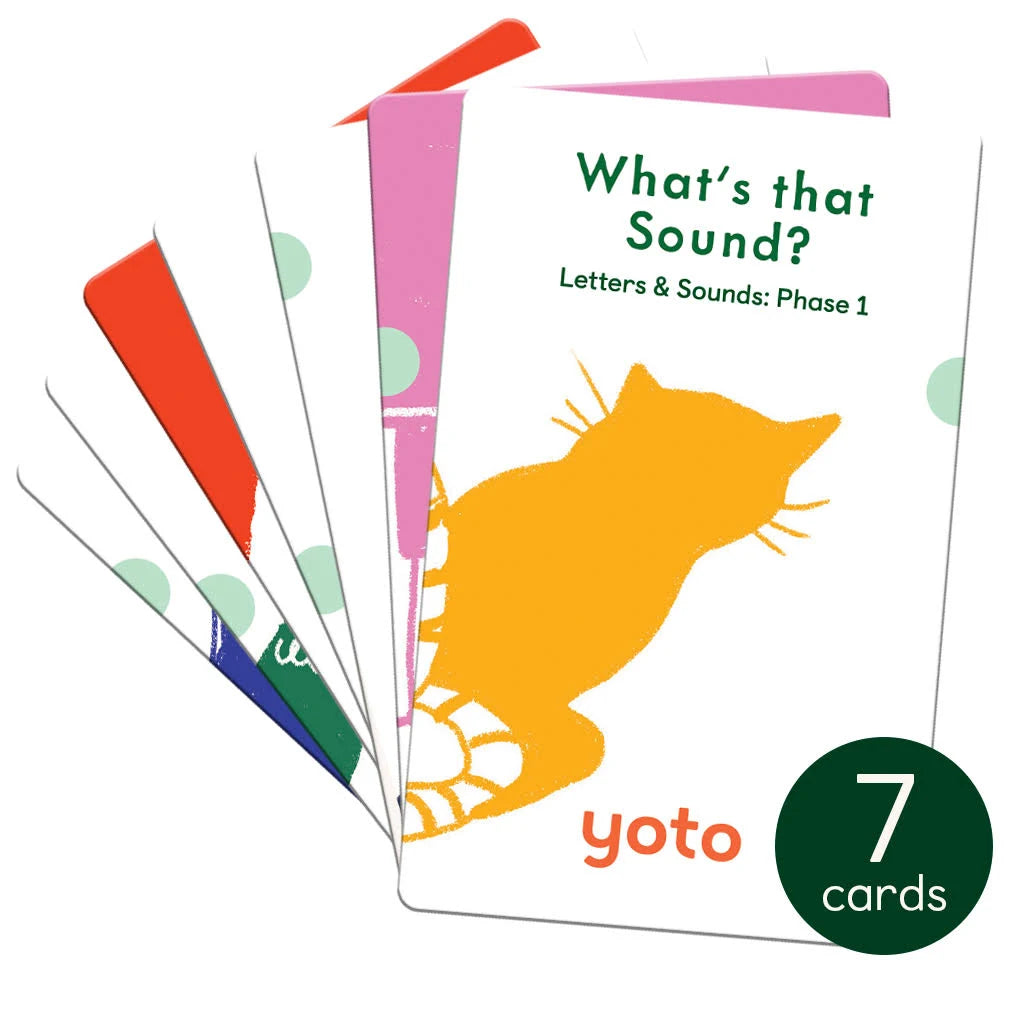 Yoto Player Card - Phonics: Letters & Sounds: Phase 1