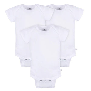 Just Born Short Sleeve Bodysuits - 3 Pack