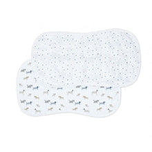 Load image into Gallery viewer, Lulujo Muslin Burp Cloths - 2pk

