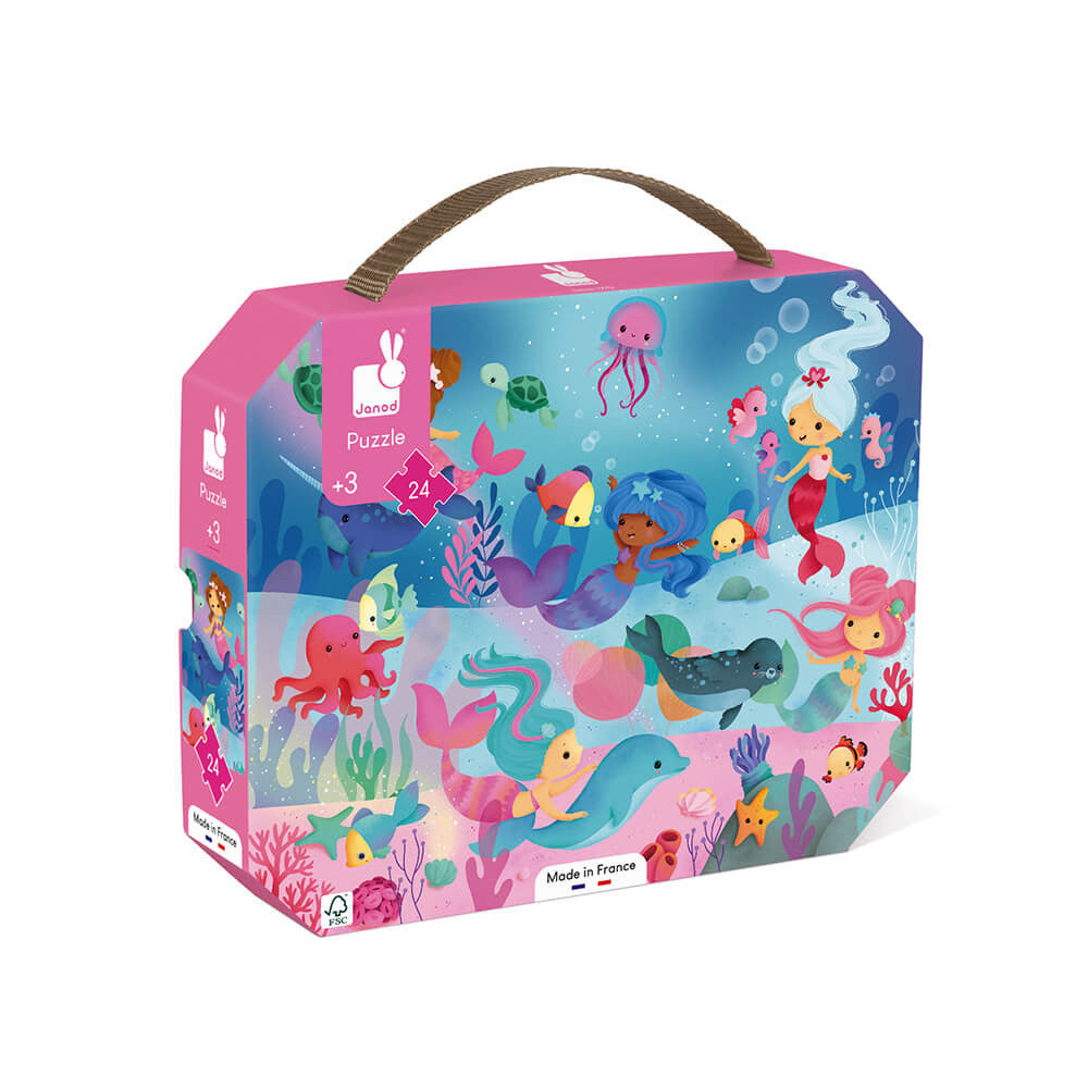Janod Mermaid Puzzle - 24 PCS