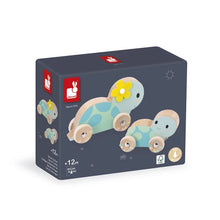 Load image into Gallery viewer, Janod Set of 2 Push Turtles
