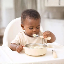 Load image into Gallery viewer, Baby Bliss Stainless Stainless Steel Bowl &amp; Utensils
