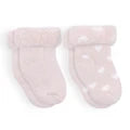 Kushies Terry Newborn Socks (Symbols)-2Pk