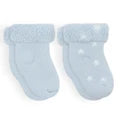 Kushies Terry Newborn Socks (Symbols)-2Pk