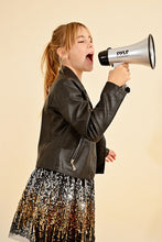 Load image into Gallery viewer, Molly Bracken Youth Girls Vegan Biker Jacket - Black
