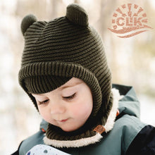Load image into Gallery viewer, Calikids Knit Bear Balaclava
