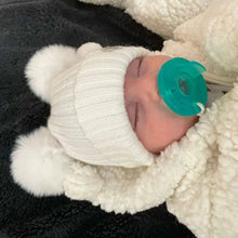 Load image into Gallery viewer, Calikids Baby Pom Pom Knit Hat
