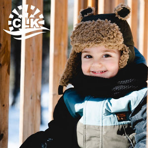 Calikids Nylon Bear Puffer Hat