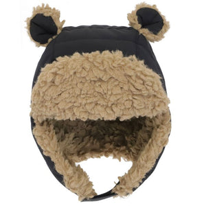 Calikids Nylon Bear Puffer Hat