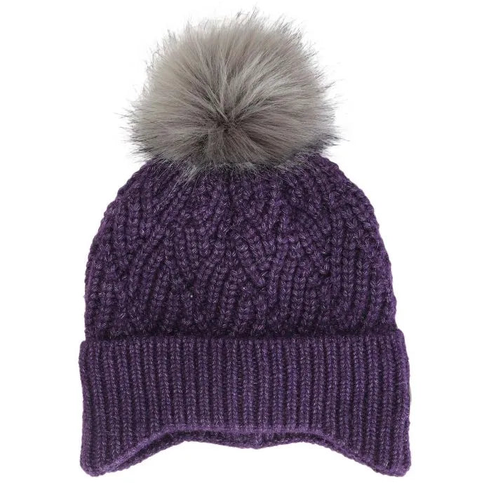 Calikids Girls Knit Soft Touch Windproof Hat