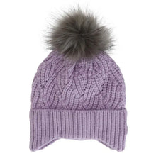 Load image into Gallery viewer, Calikids Girls Knit Soft Touch Windproof Hat
