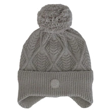 Load image into Gallery viewer, Calikids Girls Soft Touch Knit Pompom Windproof Hat
