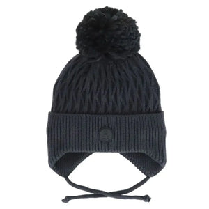 Calikids Soft Touch Knit Pompom Windproof Hat